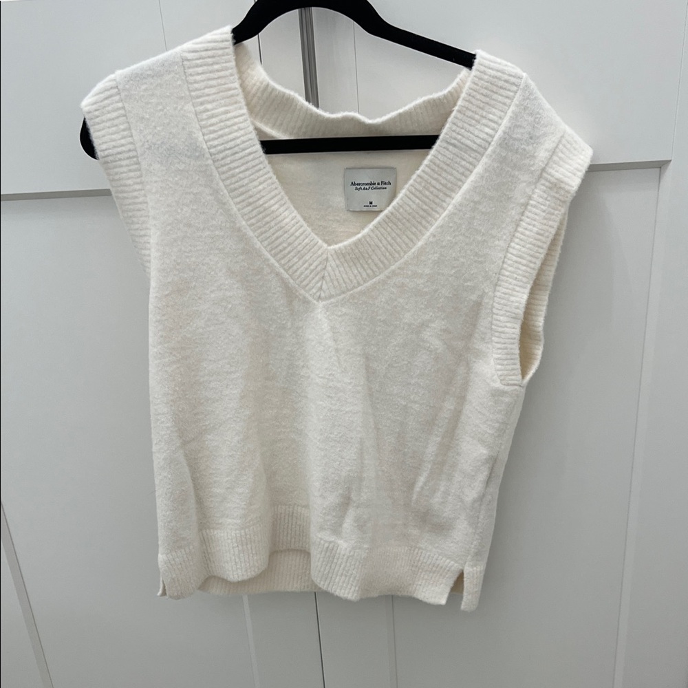 Abercrombie & Fitch Soft Cream Knit Top